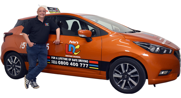Peter Edney's driving school car